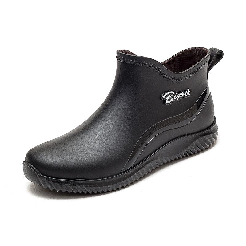Men's & Women's Waterproof Winter Cotton Rain Boots - Detachable, Warm, All-Season Use