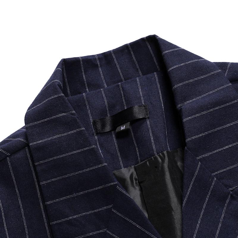 Blazer Gessato Doppio Petto da Uomo - Taglia Europea, Collezione Autunno/Inverno 2020