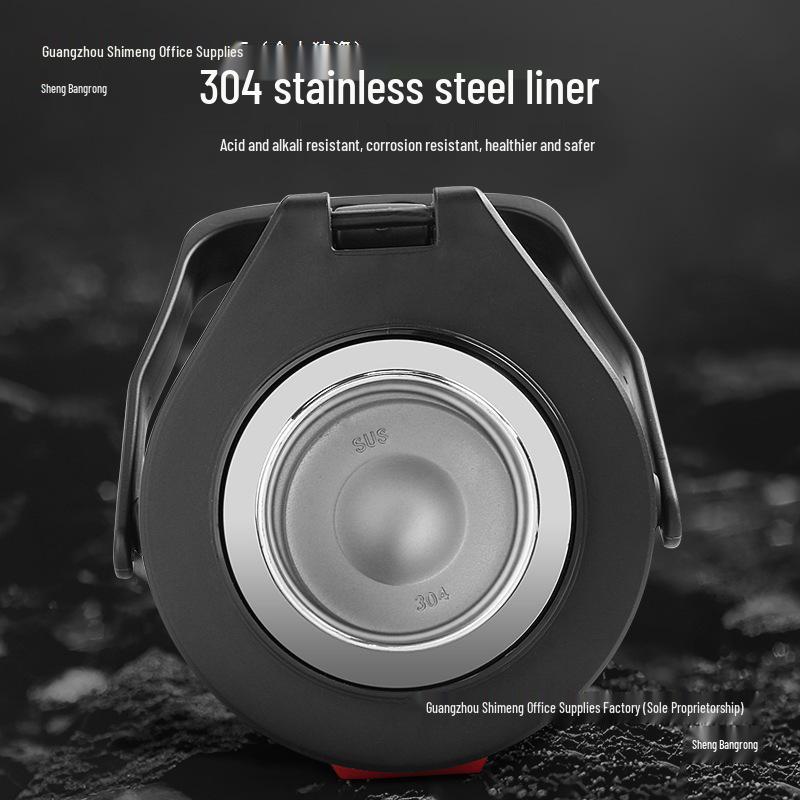 Stainless Steel Insulated Kettle - Large Capacity Portable Kettle for Outdoor, Car, Construction Site, and Home Use for Men and Women