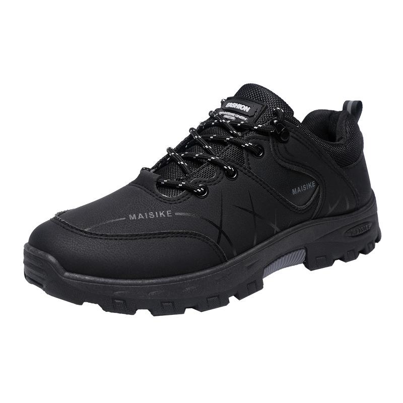 

2025 men s shoes large size outdoor single cotton hiking shoes of the same style, light and breathable labor insurance shoes, non-slip and warm men s 39