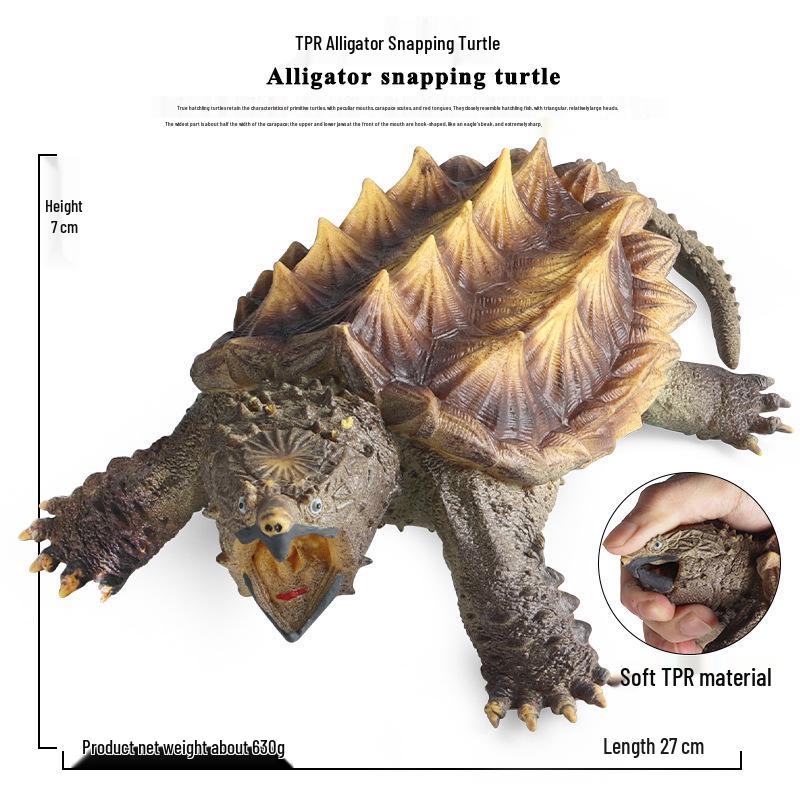 Children s Animal Model Toy Set: Crocodile, Turtle, Tortoise, Sea Turtle Figures
