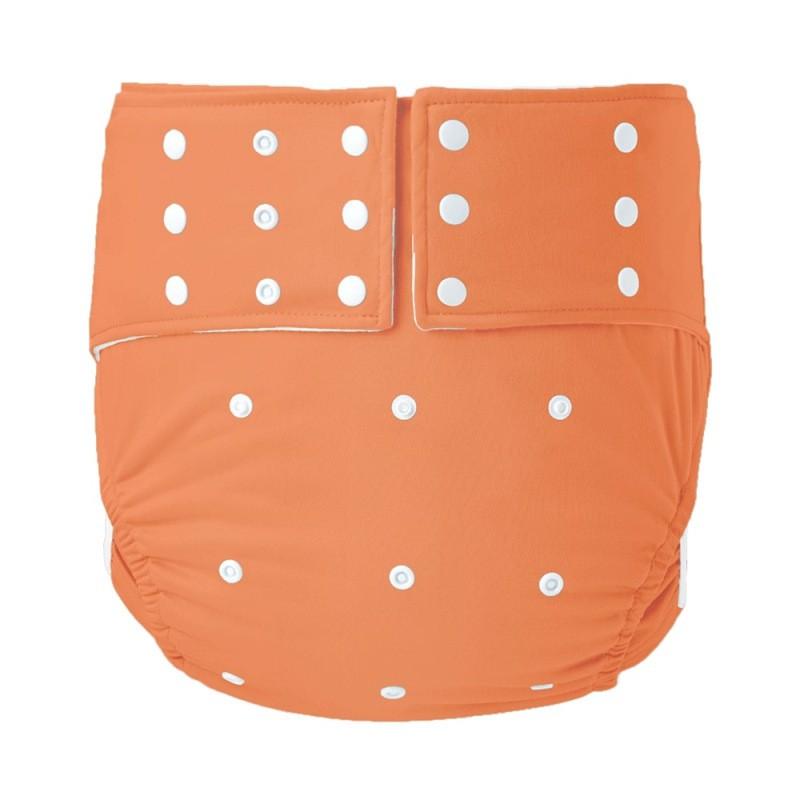 Reusable Adult Incontinence Briefs With Snap Leak-Proof Ice Silk Fabric Elderly Plus Size L XL