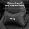 Car Headrest Waist Pillow Long-Drive Essential Neck & Lumbar Support in One Go For Jeep Wrangler Rubicon Renegade Grand Cherokee