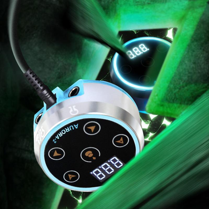 Tattoo-Netzteil, Aluminium-LED-Display, leichter Tattoo-Maschinen-Akku für Liner Shader