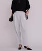 Yours Wrap Tapered Pants BFXU1789 M Gray Women's