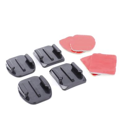 8 Pieces/Set ABS Sports Camera Mount Self-adhesive Professional Camcorder Fixing Base Part Accessories Replacement for