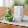 3D Frogs Silicone Molds Plasters Molds Cartoon Animal Candle Molds Ornament Epoxy Resin Molds Casting Molds