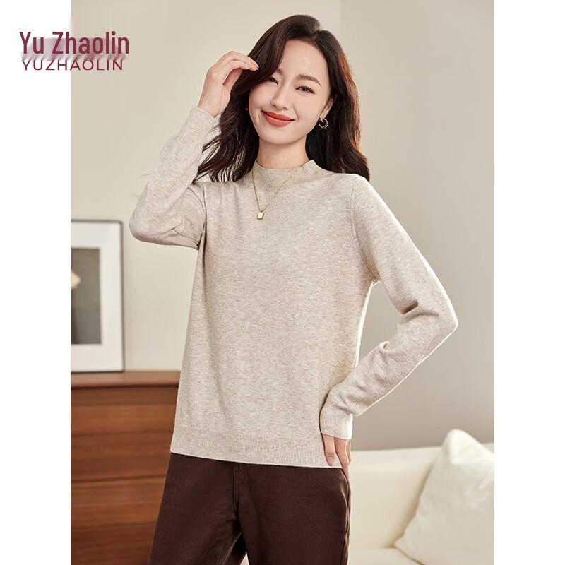 YUZHAOLIN Women's Mock Neck Knitted Sweater