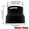 60mm/75mm/80mm/90mm Diesel Parking Heater Ducting Reducer Hose Tube Connector Pipe Joiner Converter For Car Truck VAN Camper