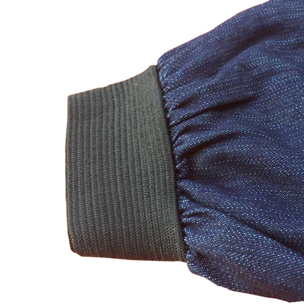 Welder Blue Cut Resistant Heat Protection Safety Oversleeve Welding Work Supply Denim Sleeve Arm Sleeves
