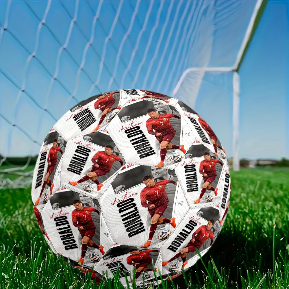 Cristiano Ronaldo19 Size 5 Soccer Football Machine Sewn Indoor/Outdoor Universal Football Surprise Collection Gift