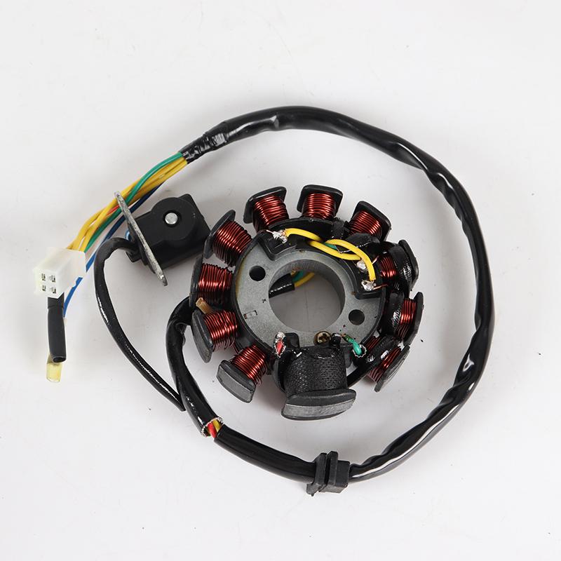 Motorcycle Generator Stator Coil 11 Poles 6 Copper Wire Magneto For GY6 125CC CB125 ZS125 Scooter Moped Motorcycle Accessories