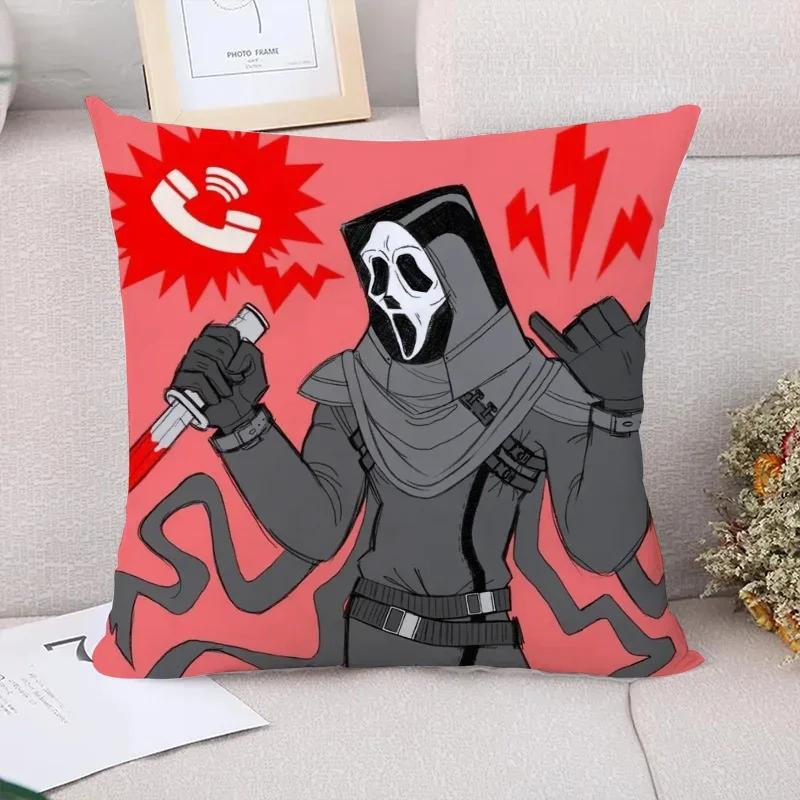 Ghostface Cushion Cover for Pillow Covers Decorative Short Plush Pillowcases X Cushions Pillowcase  Twin Size Bedding