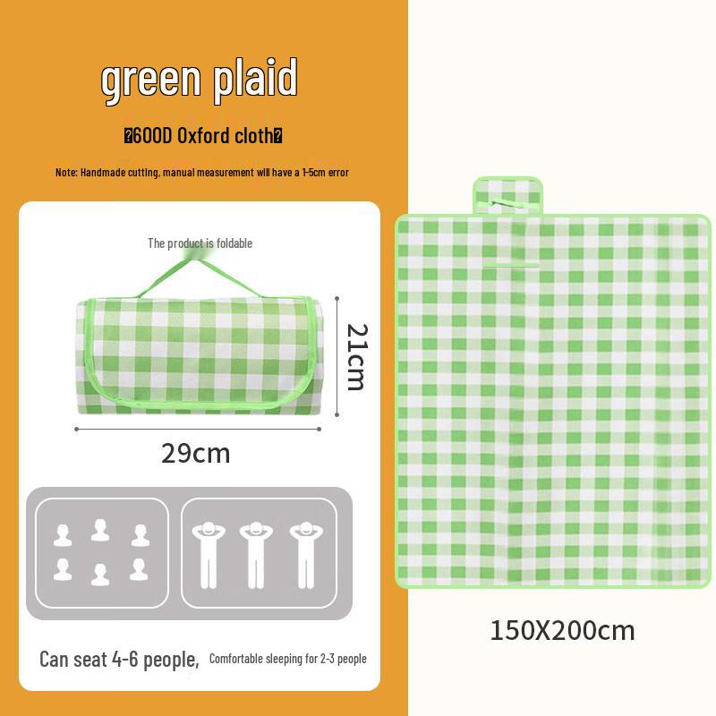 FTLY Oxford Cloth Picnic & Camping Mat