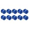 10Pcs Disc Screw Chainwheel Chainring Bolts Accessory for Mountain Bike Road BicycleBlue