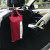Poitto. Tissue Case, Tissue Cover, Tissue Holder, Hanging, Wall-Mounted, Car-Mounted, Stylish, Made in Japan (Canvas, Bordeaux)