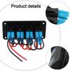 12V 24VDC Switch Blue Rocker Switch Low-Light Conditions Robust Plastic Construction Car Motorcycle Boat Use For Device Control