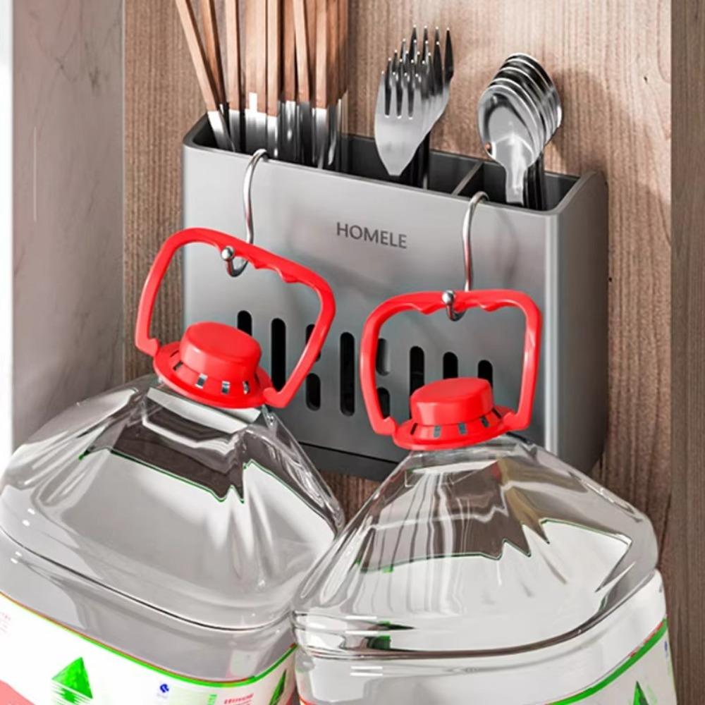 Ruimtebesparende Eetstokjes Tube Zelfklevend Keuken Afdruiprek Draagbare Servies Opbergdoos