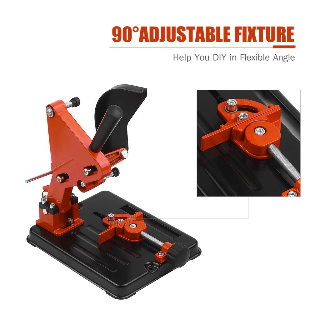 100-125 Multifunctional Angle Grinder Stand Grinder Holder Cutter Support Bracket Cutting Machine Holder for 100Celsius115Celsius125mm Angle Mill Wood