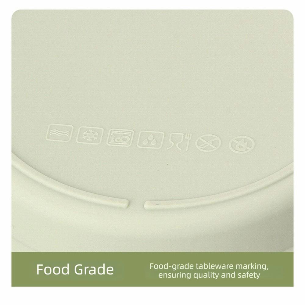 with Lids Portable Food Container Solid Colors Silicone Collapsible Bowl Outdoor