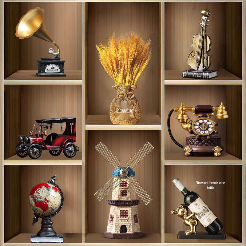 2025 High-End Living Room Decor: Wine & TV Cabinet Art Pieces