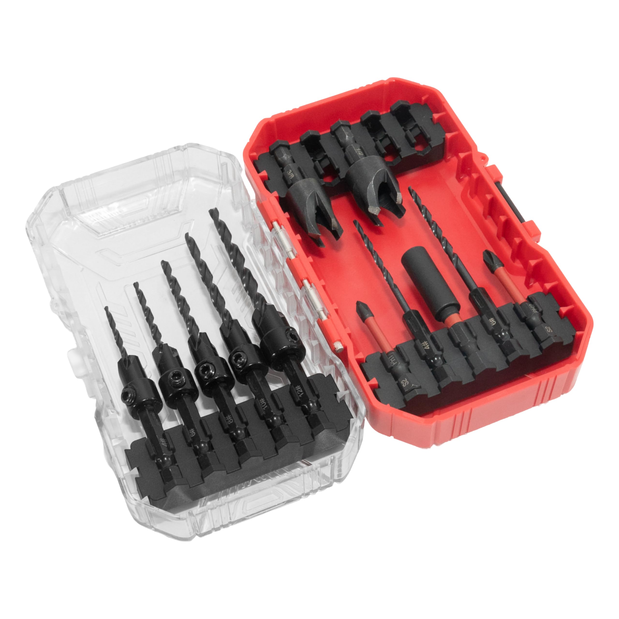 

GOODRIG 15-Piece Countersunk Drill Bit Set with Storage Case