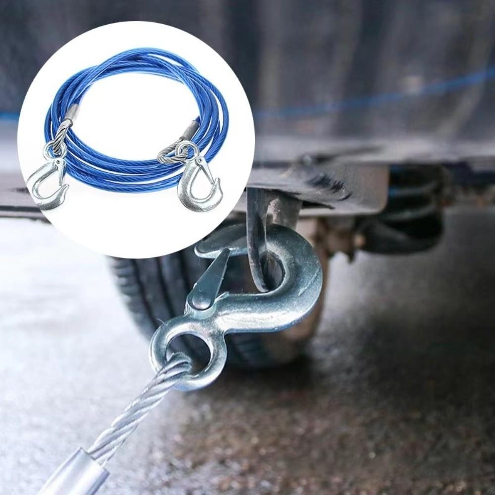 Emergency Emergency Rope Wear Resistant Steel Wire Traction Roping 7 Tons Trailer Rope  Outdoors