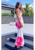 European Style 2025 Elegant Strapless Slim Fit Long Beach Dress