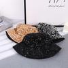 Retro trend full edition sequin fisherman hat suitable for ladies stage performance street photo travel