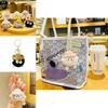 Cute Plush Yarn Hat Keychain Creative Cartoon Bag Pendant Gift For Parties