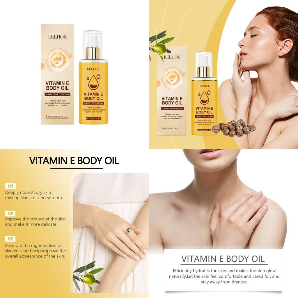 Eelhoe Vitamin E Body Oil For Deep Hydration And Nourishing Soft Skin Care