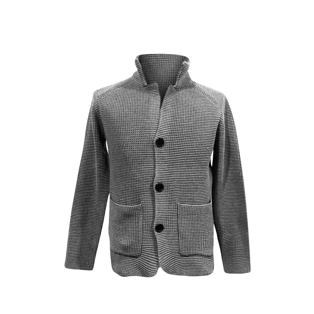 Men's Fashion Loose Cardigan Warm Lapel Jacket Sweater