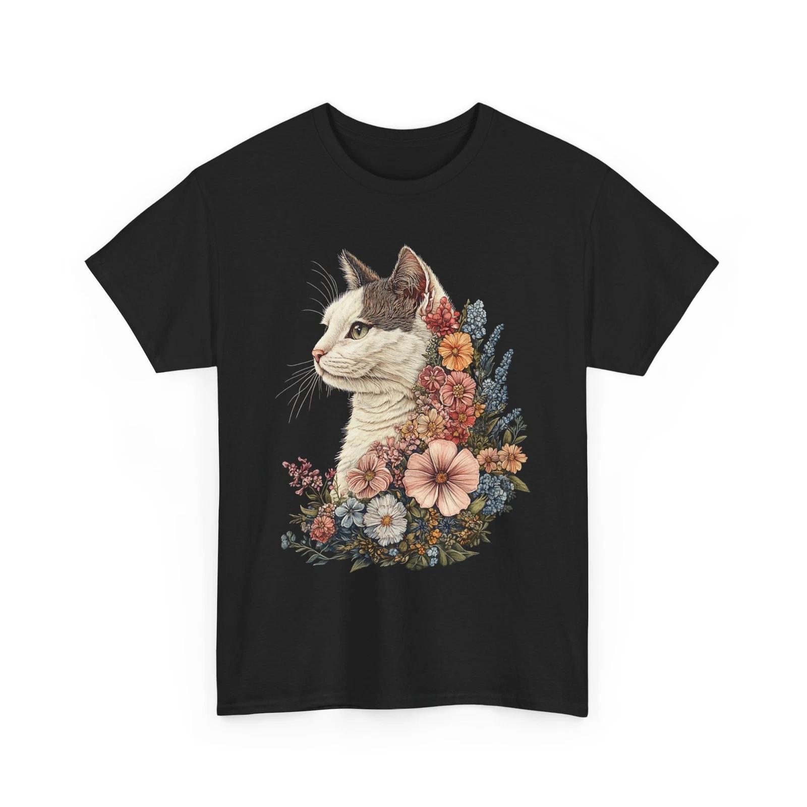 Funny Cat T-Shirt for Cat Lovers – Cool Graphic Tee for Men & Women S