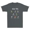 Nice Tits Funny Bird Watching Blue Tits Marsh Tit Crested Tit Tshirt For Birder