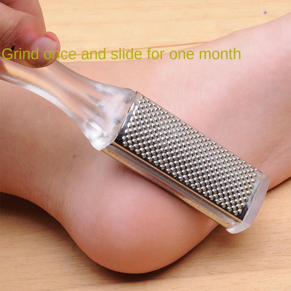 Silver Foot Rasp Stainless Steel Pedicure Tool New Foot Scrubber  for Feet