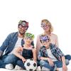 World Cup football game decorations, glasses, fan cheering photo props, beer glasses, football letter glasses frames