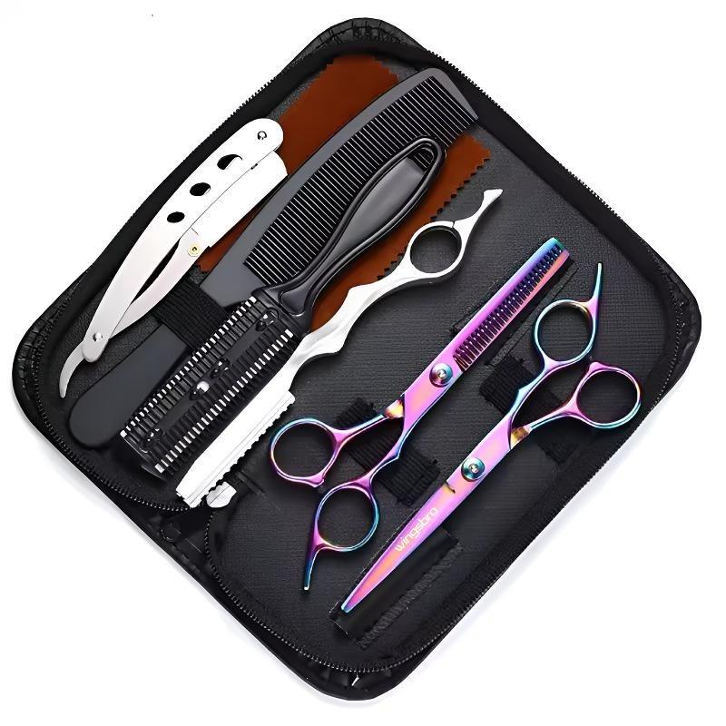 

Парикмахерские ножницы 6,5 из нержавеющей стали, парикмахерские ножницы, ножницы для стрижки волос в барбершопе, филировочные ножницы, набор для стрижки волос
