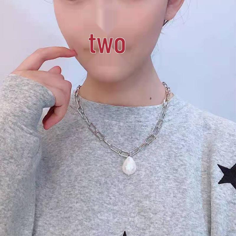 925 Silver Baroque Song Yanfei Style Clavicle Necklace