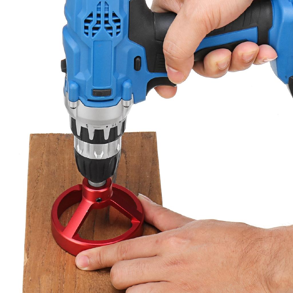 6-10mm Straight Angle Hole Drill Guide Bit Doweling Jig Woodworking Locator 7pcs 80x55mm