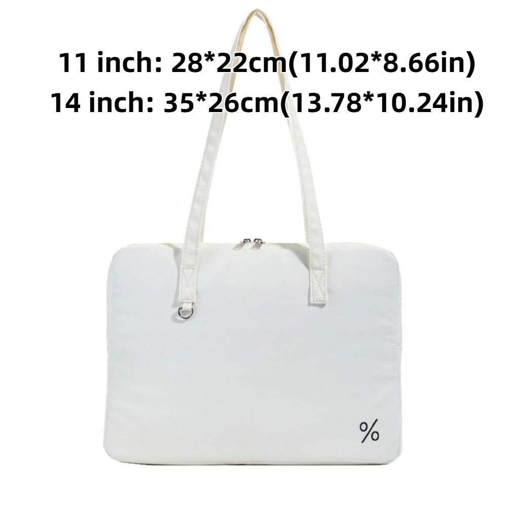 Stylish Handle Style Laptop Sleeve Portable Sweet Computer Handbag Simple Lightweight Laptop Bags Office