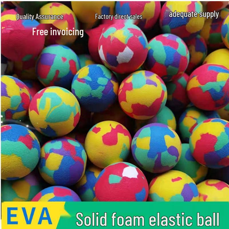 70mm EVA Foam Sponge Ball - Children's Toy for Kindergarten, Throwing & Entertainment, Colored & Durable