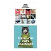 2026 Pissed-off Cats Wall Calendar Living Room Bedroom Hanging Decoration Grid Cats Color Inside Pages Monthly Planner