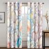 Marine Animal and Plant Theme High Blackout Curtains Shell Pattern Thick Clackout Drape Various Styles Bedroom Home Curtain Hot