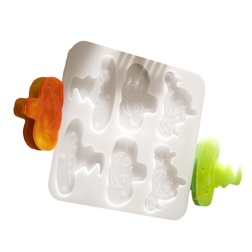 Flexible Silicone Hair Clip Mould for Hair Accessories Sturdy and Easy To Demold Portable Accessory for Creative Designs