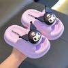 Flip-flops for Girls, Cartoon-style, Cute and Slip-resistant Indoor Soft-soled Shoes