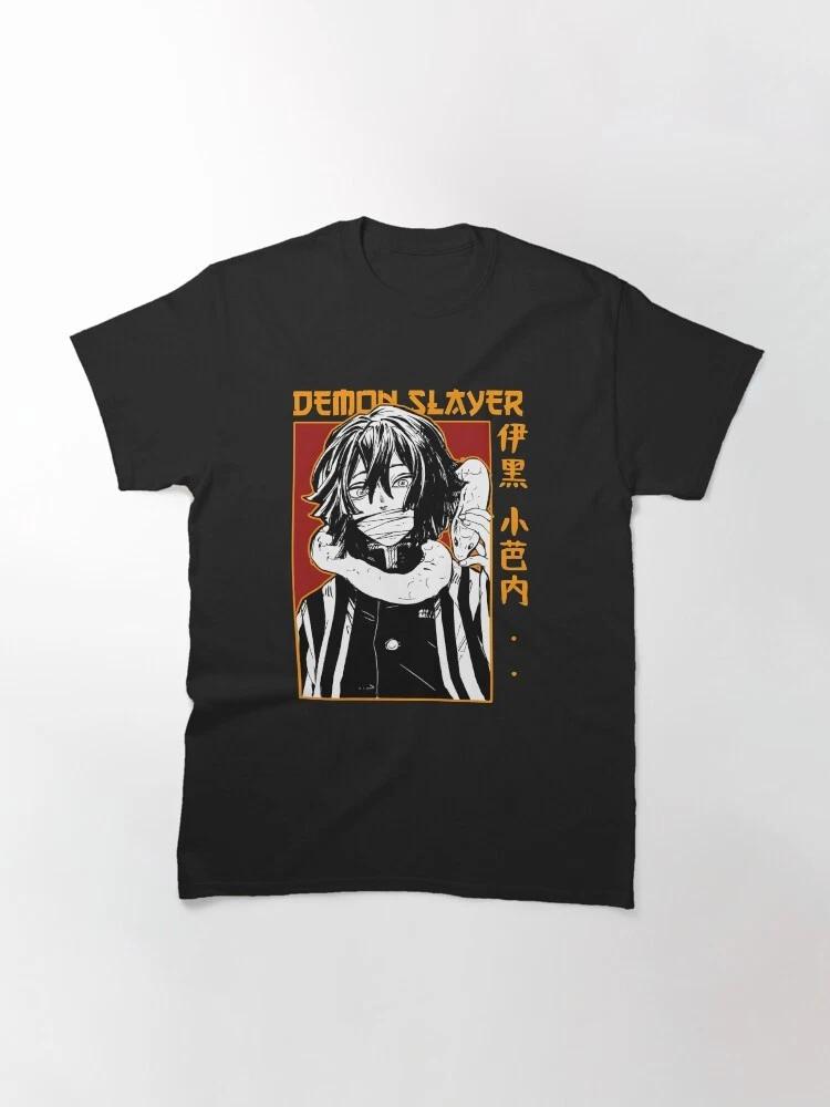 Anime Obanai Iguro Snake Hashira 8 Cute Demon Slayer Basic T Shirt S