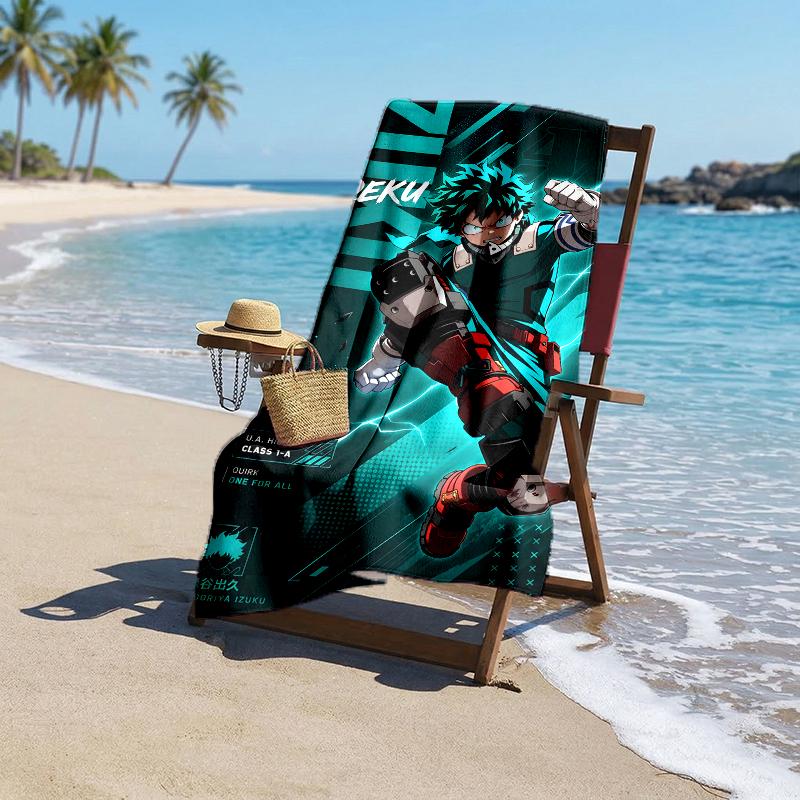 Deku Fashion Beach Towel: Ideal for Summer Adventures Soft, absorbent and quick drying suitable for swimming and bathing