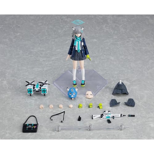Figma Blue Archive Shiroko Sand Wolf Non-Scale Plastic Painted Movable Figure Resale