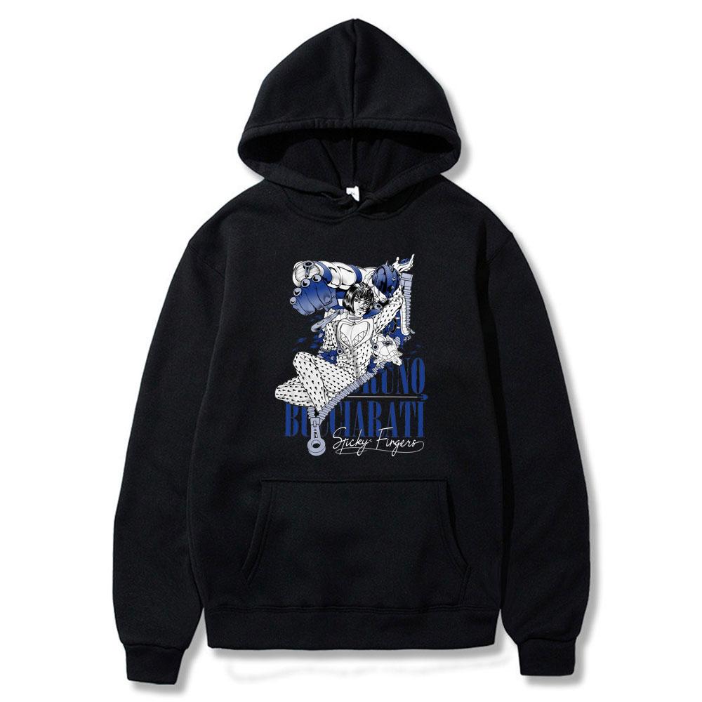 

Anime JoJo Bizarre Adventure Hoodies Bruno Buccellati Manga HoodiesMen s Women Clothing Couple Casual Oversized Style Streetwear 3XL