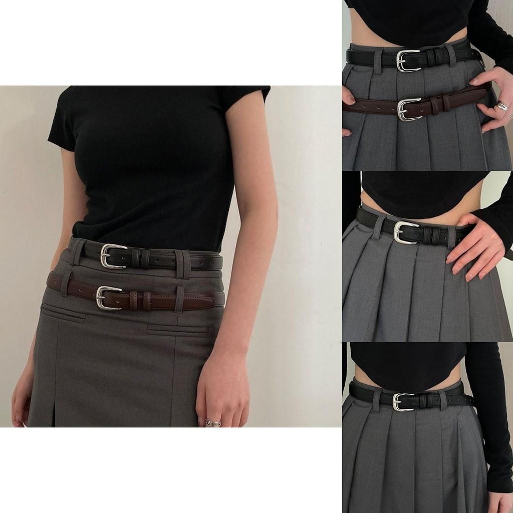 Unique Aesthetic Vintage Inspired Pu Leather Belt For Womens Trendy Fashion